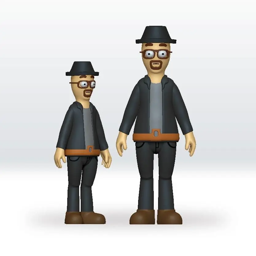 Schedule 1 game Walter White STL file - 3D Model Character