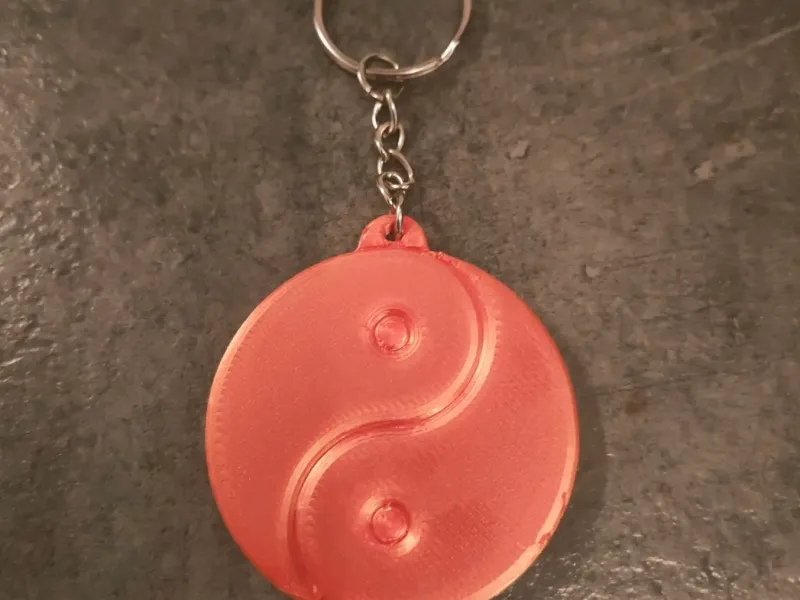 Porte-clés Yin Yang