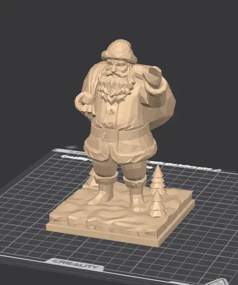 Papá Noel Lowpoly