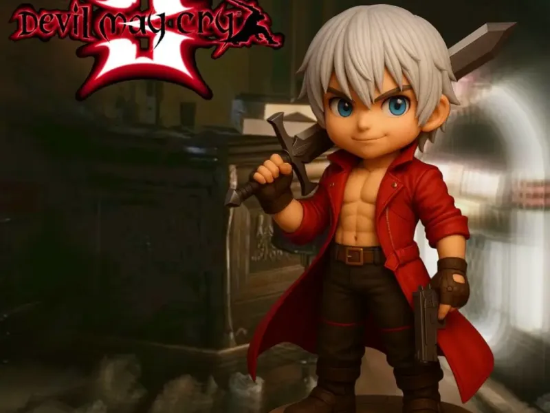Dante Devil May Cry Chibi