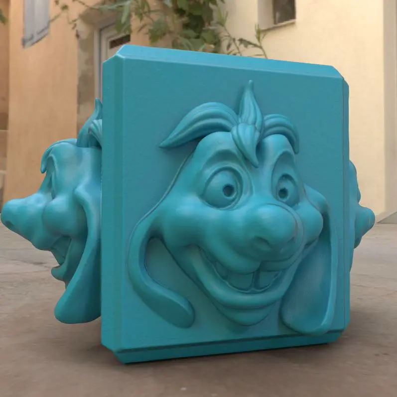 Happy Puppy Paperweight – Sculptural Desk Accessory