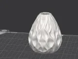 Ivory Lattice Vase-2