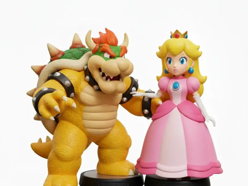 Bowser and Peach