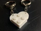 PORTE-CLÉS COEUR TYPE LEGO-0