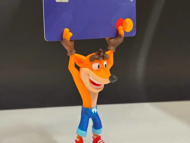 crash  card and photo holder