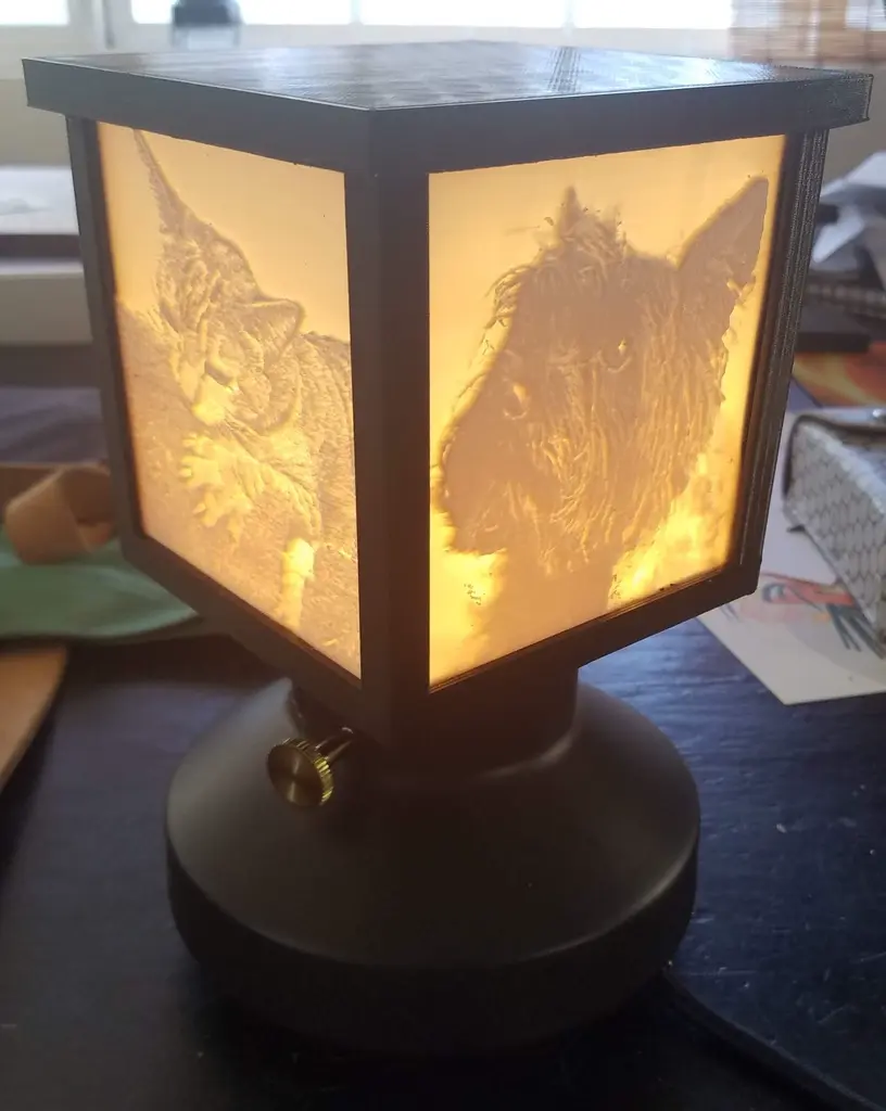 Lithophane Frame for IKEA TARNABY lamp