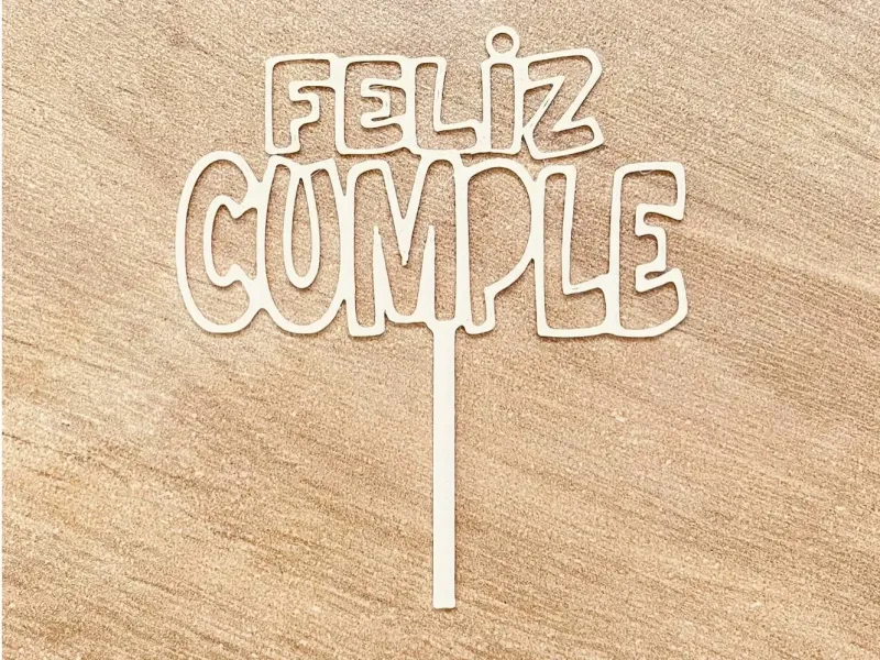 Topper Feliz Cumple