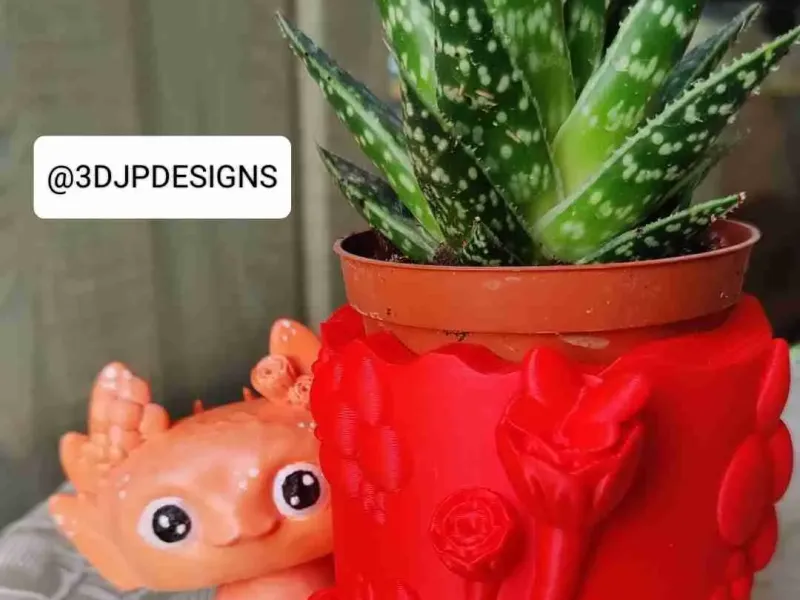 Pot de fleurs Axolotl