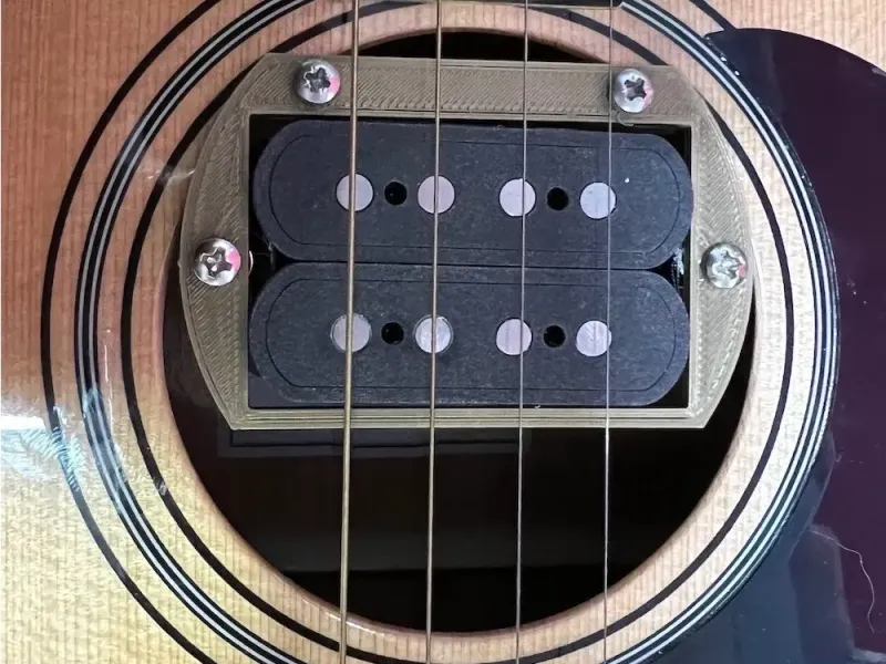 Sound Hole Pickup Mount for Harley Benton Tenor Guitar