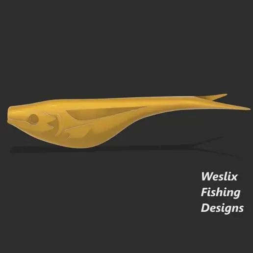 v-tail shad softbait fishing lure