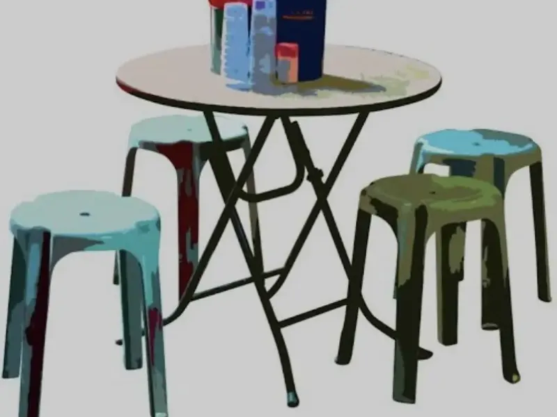 dai pai dong chair and table