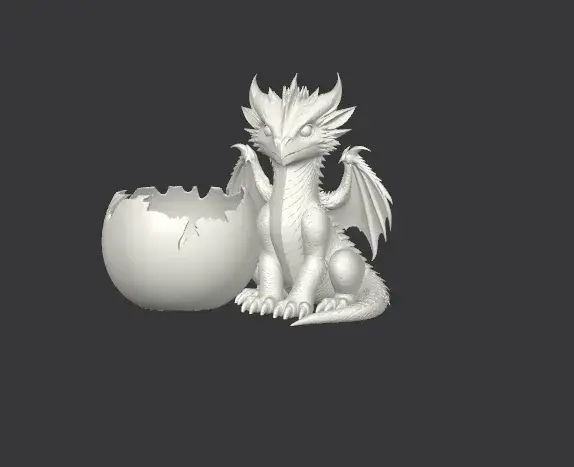 Dragon pencil holder