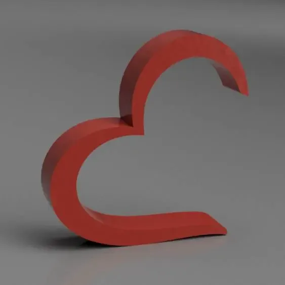 Open Heart – Minimal Sculptural Decor