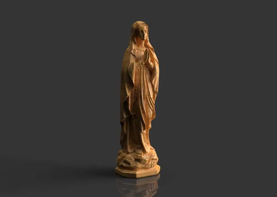 Virgin Mary statuette