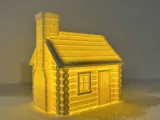 Tea light cabin-0