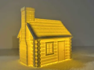 Tea light cabin