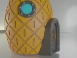 bitki saksısı dekorasyonu 21 Sünger Bob-1