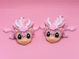 Valentine Dragon and Rose Egg (STL, 3MF), Floral Dragon-1