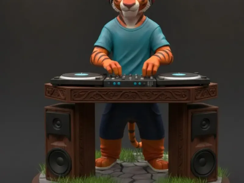 Tigre DJ Zootopia