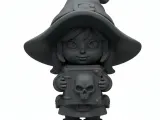 Shadow Spellbook Witch – Gothic Chibi Figurine-0