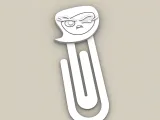 Paperclip Disgusted - Inside Out - bookmark-2