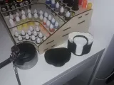Wattestokjes en make-up pads houder.-0
