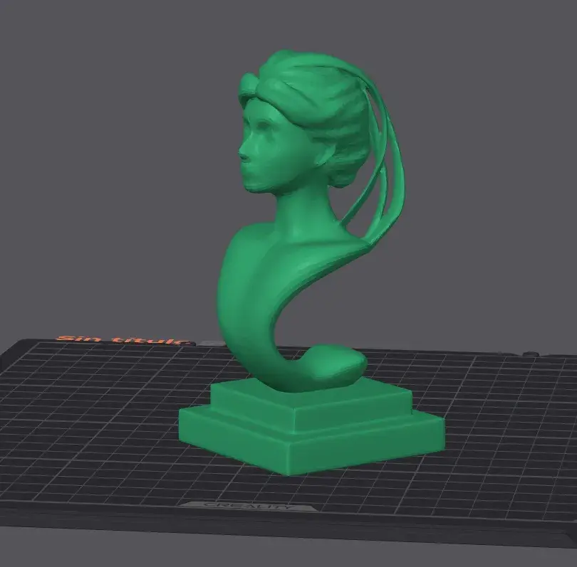Woman Bust Decoration