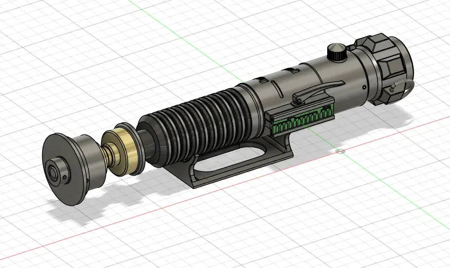 Spada laser di Luke Skywalker da "Il ritorno dello Jedi" (v2)