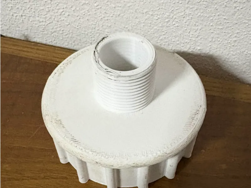 Adaptador de 2" BSP a 3/4" BSP para tanque de agua