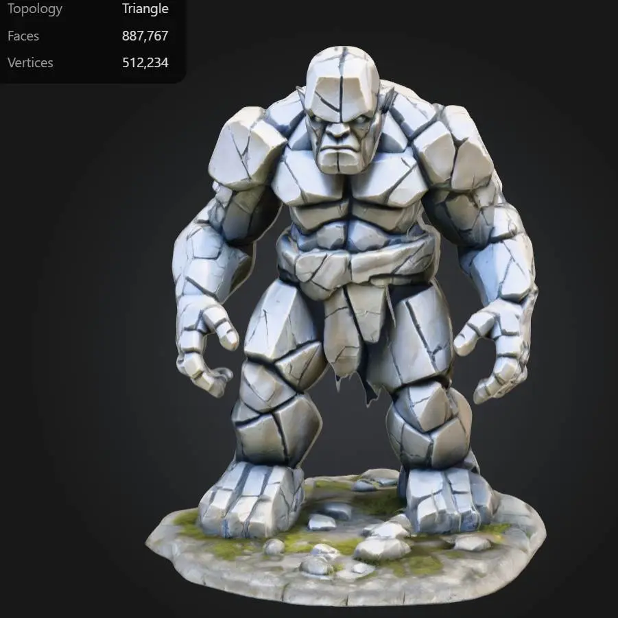 Stone golem for DND