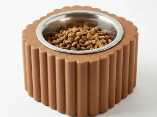 Elevated Pet Feeder Small Dogs & Cats Single Bowl