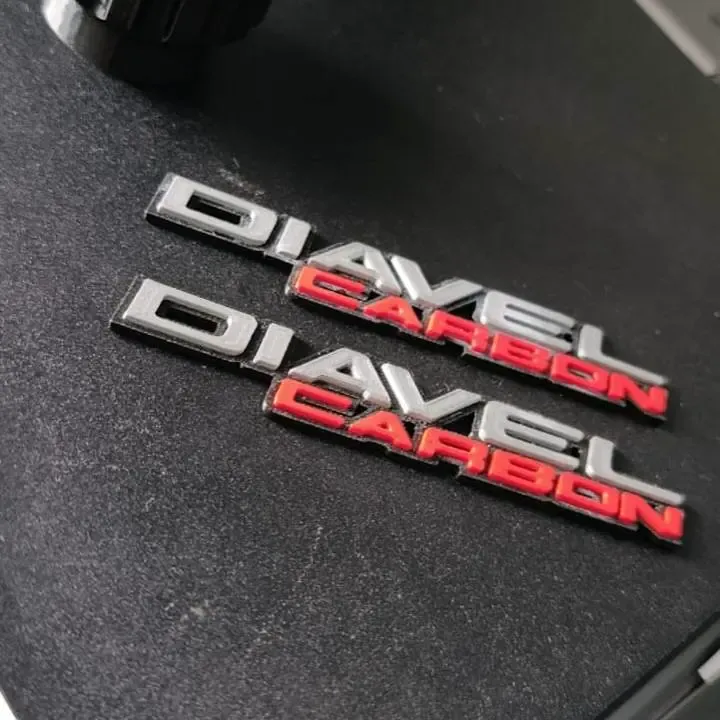 DIAVEL CARBON EMBLEM