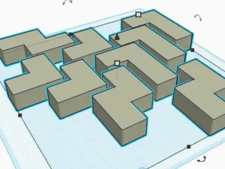 Game pieces for balance game