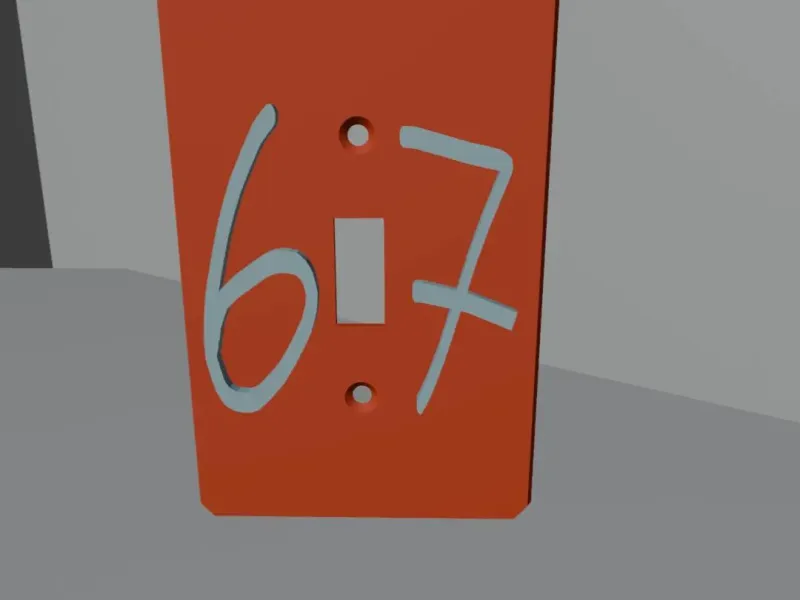 67 switch cover