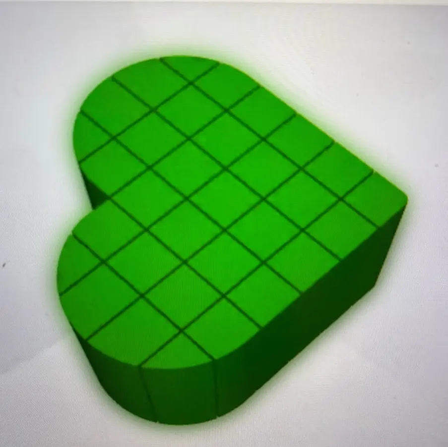 Free Other STL Download - Sliding Heart Pixel Fidgetby user937501291
