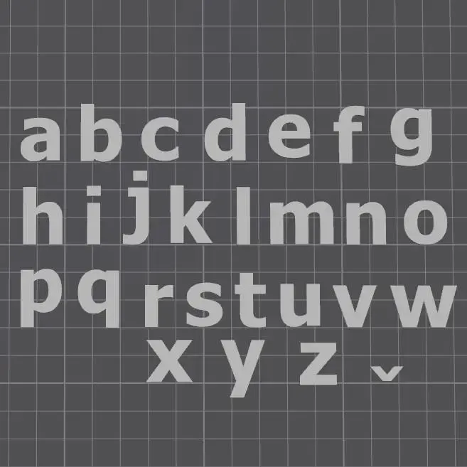 Alphabet - small