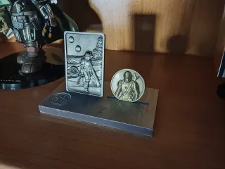 The Mandalorian Coin Ingot Display