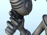 Alien soldier with laser gun (1) (+ pre-supported version &-6
