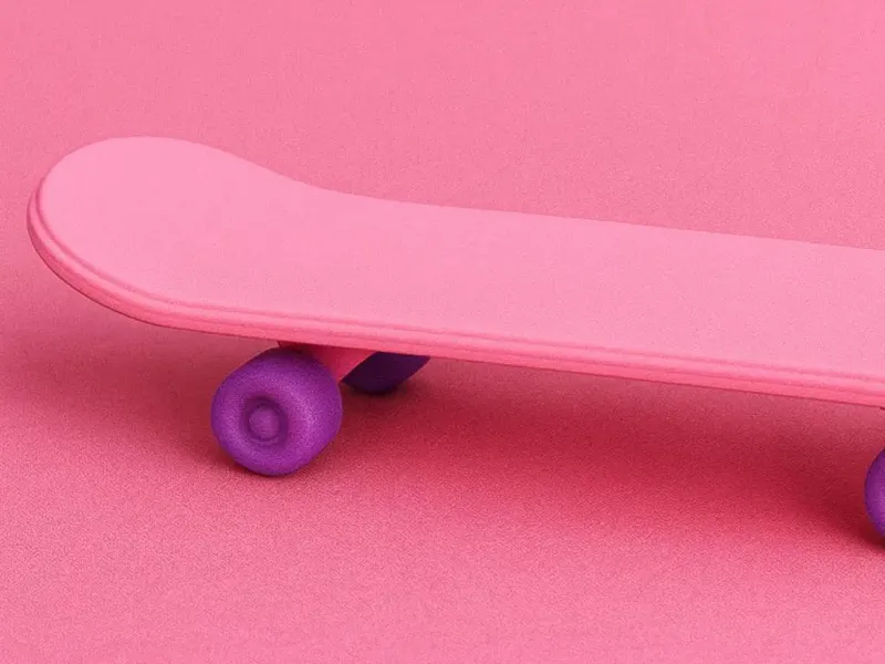 Skateboard-Figur
