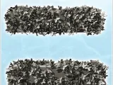 Long bush with foliage (3) - miniatures warhammer mini RPG s-1