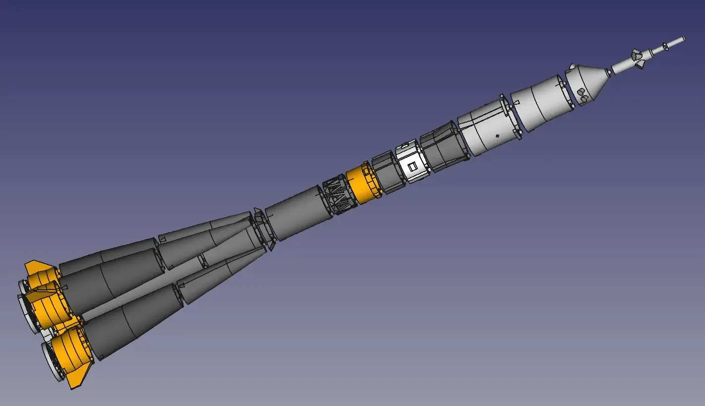 Modelo Cohete Soyuz / Soyuz Rocket model