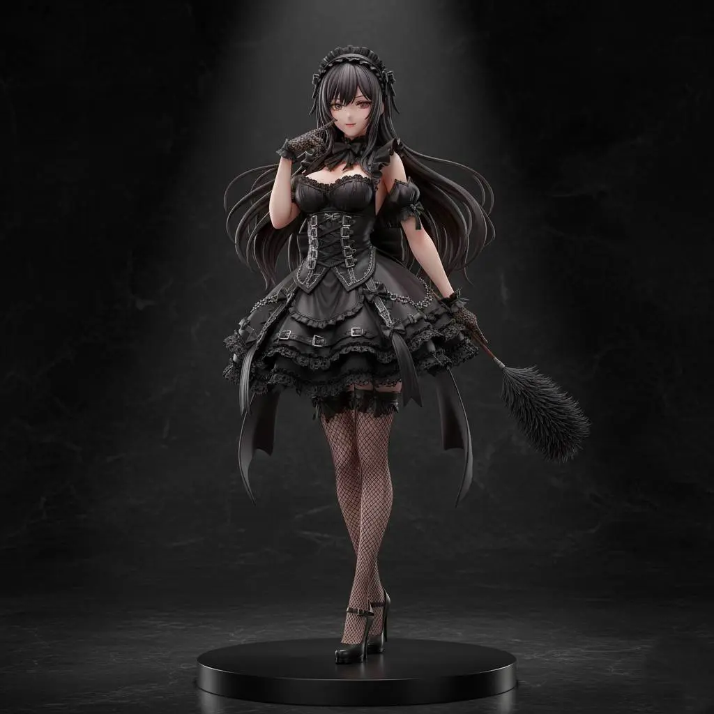Gothic Velvet Maid – Dark Elegance Collectible