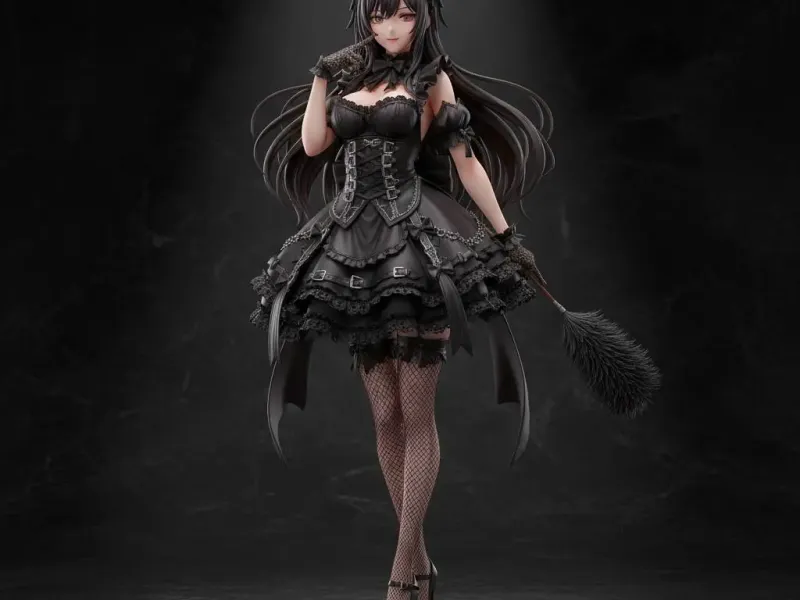 Gothic Velvet Maid – Dark Elegance Collectible