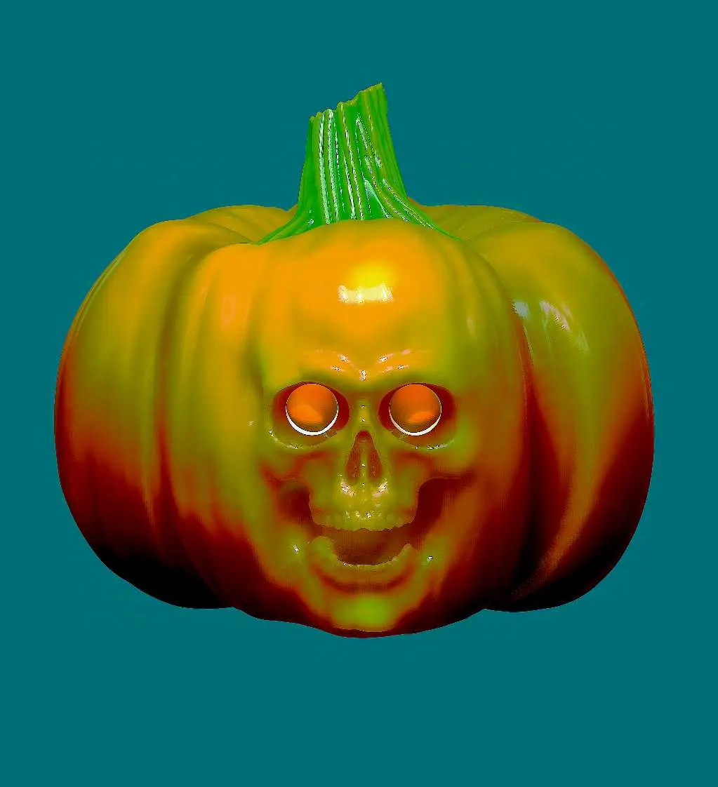 Skull Pumpkin 