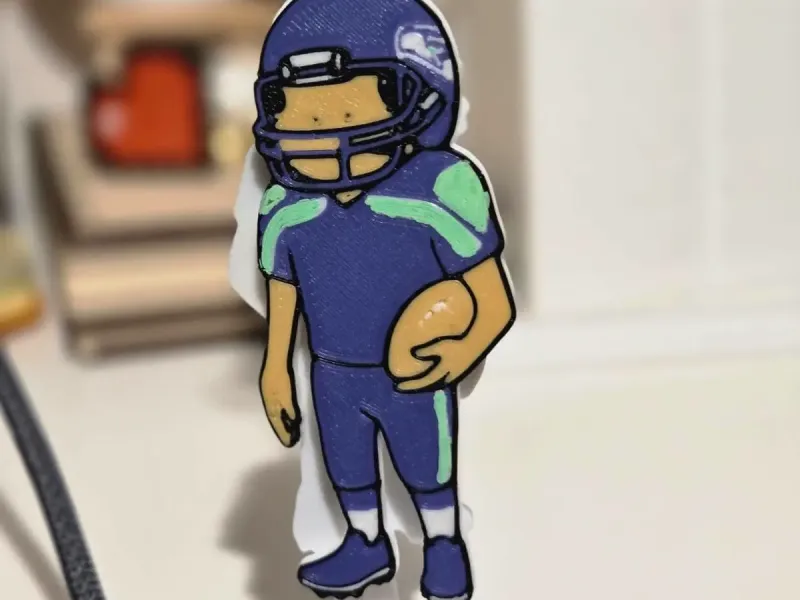 Concho (Bad Bunny) X Seahawks Keychain