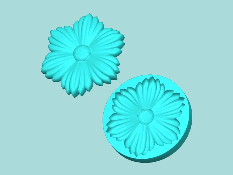 Margarita Flower 08 - Mold Silicon Maker - Template