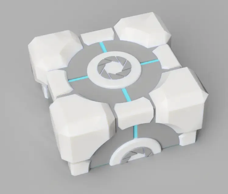 Weighted Storage Cube Fridge Magnet