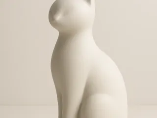 Minimalistic cat decor