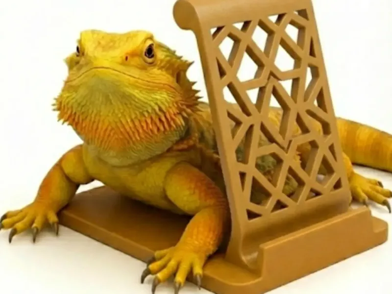 Bearded Dragon Phone Holder