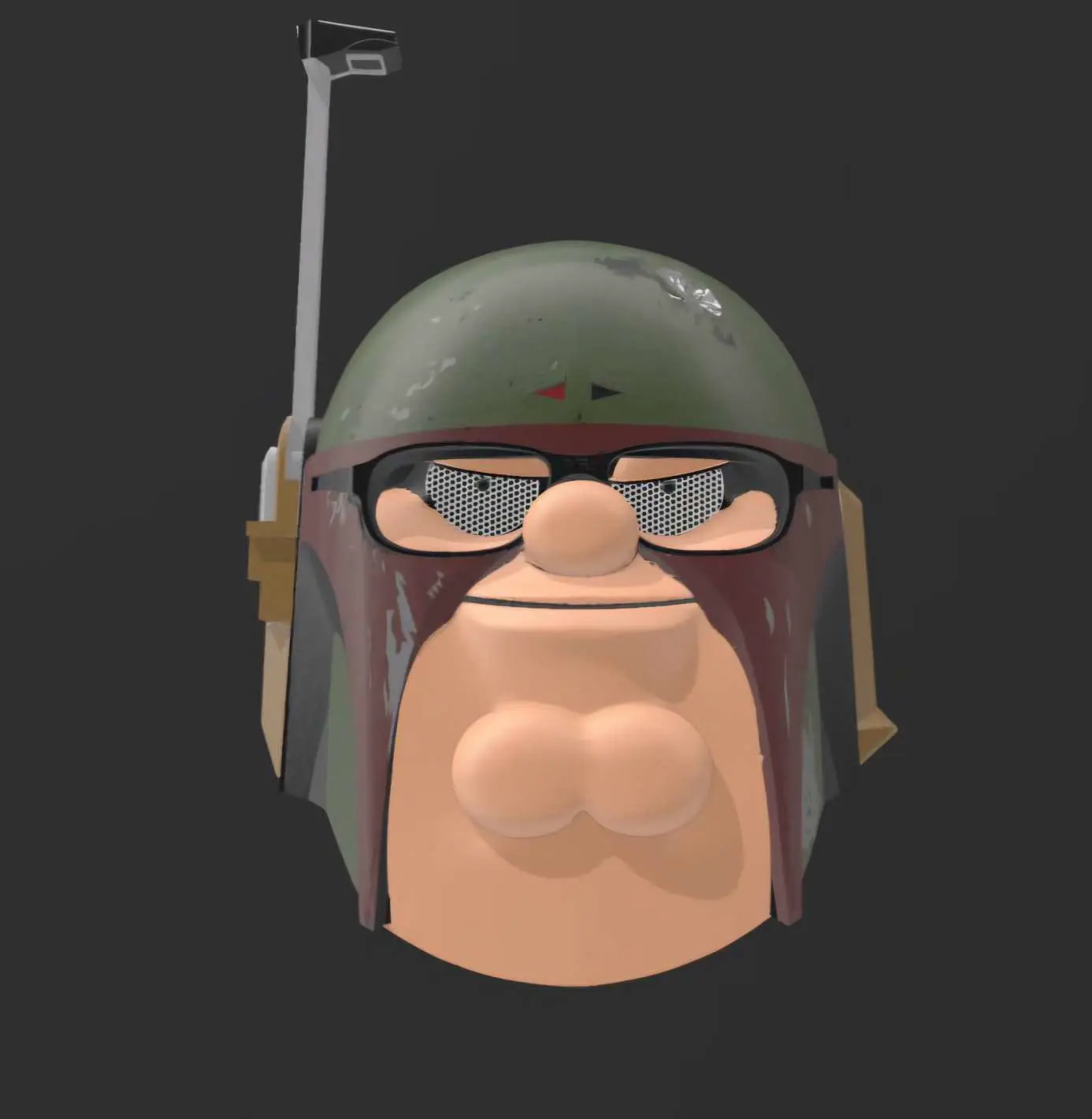 Peter Griffin Boba Fett Mask by Mr.Emaker3D